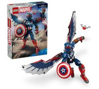 LEGO | Marvel Figurine du Nouveau Captain America à Construire - Jeu de Rôle avec Super-Héros Avengers pour Enfants dès 8 Ans - Figurine Inspirée des Films - Cadeau pour Garçons et Filles 76296