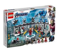 LEGO Ensemble 76125 La Salle des armures d'Iron Man, laboratoire modulaire, 6 figurines Marvel
