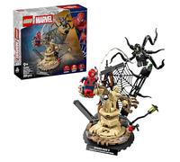 LEGO Marvel Le Combat légendaire Entre Spider-Man et Sandman 76334 | Jouet pour garçon dès 9 ans, 3 minifigurines dont Venom, super-héros, chantier de construction, idée cadeau, 201 pièces