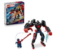 LEGO Marvel Le Robot de Miles Morales Contre Spider-Man 2099-76337 | Jouet pour garçon dès 6 ans, figurine d’action, jouet super-héros, 2 minifigurines, toile tranchante, idée cadeau, 135 pièces