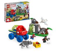 LEGO Marvel Sauvetage de l’équipe Spidey en Dino-véhicule - Jeu de Construction avec Camion de Super-héros et Dinosaure - Cadeau pour Enfants dès 4 Ans - Spidey et Ses Amis extraordinaires 11199