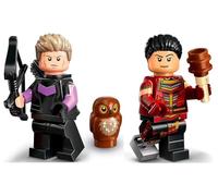 LEGO Marvel Series 2 Minifigure Combo: Hawkeye Minifigure avec Echo et LEGO Calendar Man Capes - Superhéros 71039