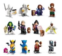LEGO Marvel Series 2 Minifigure : Lot complet de 12 figurines : Beast Wolverine Moon Knight Hawkeye - Comprend un calendrier Man Capes - Superhéros 71039