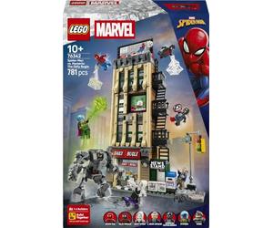 LEGO Marvel Spider-Man Contre Mystério : Le Daily Bugle 76342 | Jouet pour garçon dès 10 ans, figurine de robot et 7 minifigurines, jeu avec bâtiment à construire, idée cadeau, 781 pièces