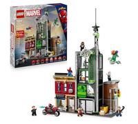 LEGO Marvel Spider-Man Contre Oscorp 76324 | Jouet pour garçon dès 10 ans, jouet interactif, 8 minifigurines, Miles Morales, le Bouffon vert, idée cadeau, 808 pièces