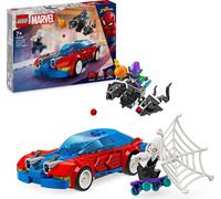 LEGO Marvel Spider-Man Racer et Green Goblin, jeu de briques et de construction avec voiture et super-héros, idée cadeau pour garçon et fille de 7 ans 76279
