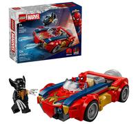 LEGO ǀ Marvel 76336 Spider-Man et sa Voiture contre Wolverine Vénomisé