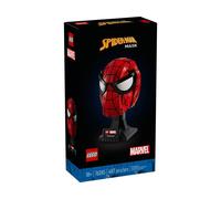 LEGO Marvel Spider-Mans Mask, buste de super-héros à construire, modèle réduit pour adultes, cadeau pour papa, maman et fans, modèle de décoration à collectionner et à exposer 76285