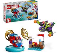 LEGO Marvel Spidey et ses super amis Spidey vs. Green Goblin Spider-Man Jouet avec minifigures, jouet de super-héros avec véhicules, cadeau pour garçons et filles à partir de 4 ans 10793