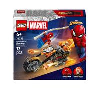 LEGO ǀ Marvel 76335 Spider-Man et sa Moto contre Ghost Rider - Jouet