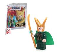 Lego Marvel Super Heroes Avengers Wrath of Loki Minifigure - Loki with Gold Staff (76152)