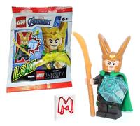 Lego Marvel Super Heroes Avengers Wrath of Loki Minifigure - Loki with Gold Staff (76152)