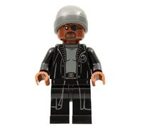 LEGO Marvel Super Heroes Nick Fury Grey Beanie Minifigure de 76196 (emballé)