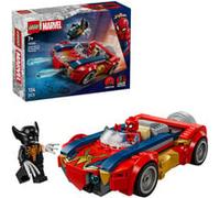 LEGO ǀ Marvel 76336 Spider-Man et sa Voiture contre Wolverine Vénomisé