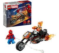 LEGO ǀ Marvel 76335 Spider-Man et sa Moto contre Ghost Rider - Jouet