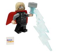 LEGO Marvel Superheroes: Thor Minifigure avec Mjölnir et Lightning