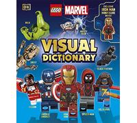 Dorling Kindersley – LEGO Marvel : Dictionnaire visuel – Avec minifigurine exclusive LEGO Iron Man