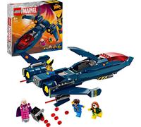 LEGO Marvel X-Jet des X-Men, modèle d'avion à construire avec figurines incluant Wolverine et Rogue, jouet de super-héros pour enfants, cadeau pour garçons et filles à partir de 8 ans 76281