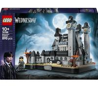LEGO Mercredi 76788 L’Académie Nevermore - Maquette d'École avec 3 Figurines - Jeu de Construction 10 ans - Maquette - Cadeau