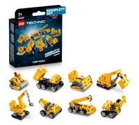 LEGO Mighty Machines - Ensemble complet LEGO 42233 avec tous les 8 modèles | LEGO Technic Série de véhicules de construction, 8 x 42233 LEGO pelleteuse, bétonnière, grue, à collectionner, série complète