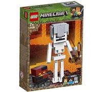 LEGO Figurine BigFig Minecraft 21150 Squelette avec cube de magma G