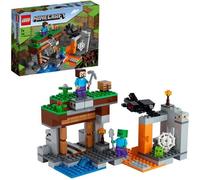 LEGO® Minecraft 21166 La Mine Abandonnée, Jouet avec Grotte de Zombies, et Figurine Steve