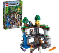 LEGO 21169 Minecraft La Premiere Aventure Jeu du Nether avec Steve, Alex, le Squelette, le Chat Mort, Moobloom