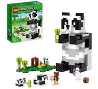 LEGO Minecraft 21245 Le Refuge Panda, Jouet de Maison, avec Figurines Animaux et Squelette