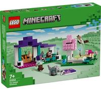 Lego Minecraft 21253 - Le refuge pour animaux - Kit de construction et de jeu avec de nombreuses figurines d'animaux pour filles et garçons à partir de 7 ans - Cadeau pour enfants et joueurs