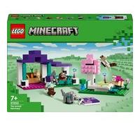 LEGO® 21253 Minecraft Le Sanctuaire Animalier, Jouet de Biome Plaine, Minifigurines de Personnages et Figurines d'Animaux