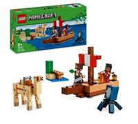 LEGO® Minecraft® 21259 Le Voyage du Bateau Pirate, Set de Construction et d'Exploration