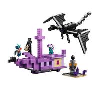 LEGO minecraft 21264 Le dragon et le navire de l’Ender Cadeaux Jouets Objets de collection 8+