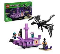 LEGO® Minecraft® 21264 Le dragon et le navire de l’Ender - Set inspiré des jeux vidéo