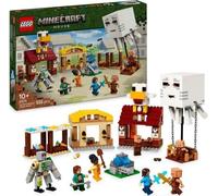 LEGO Minecraft 21273 Les Ghasts a l'Attaque du Village - Jeu pour garçon des 10 ans