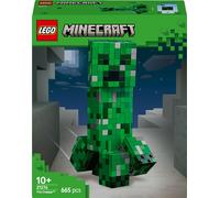 LEGO Minecraft Le Creeper - Figurine Articulée de Mob - Espace Secret avec Cochon & Elément TNT - Jeu de Construction pour Garçon, Fille et Fans de Jeux Vidéo dès 10 Ans 21276