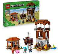 LEGO Minecraft 21278 L'Avant-Poste De Pillards Et Le Ravageur - Jeu Pour Garçon Des 9 Ans