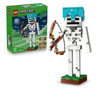 LEGO Jouet de construction Minecraft – Le Squelette 21594 – Casque diamant, arc & flèche