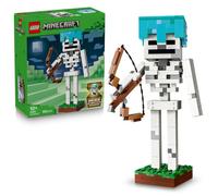 LEGO Jouet de construction Minecraft – Le Squelette 21594 – Casque diamant, arc & flèche