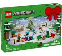 Lego Minecraft Bundle Calendrier de l'Avent 2025 (21280) + Héros Nether avec Cavalier (662402) | Calendrier de Noël avec 24 surprises & mini figurine exclusive