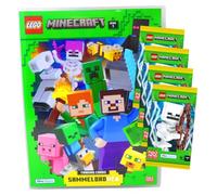 Lego Minecraft Cartes série 1 - Cartes à collectionner (2024) - 1 porte-documents + 4 boosters