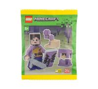 Lego Minecraft Guerrier avec plante Shulker & Chorus - Paperbag Mini figurine