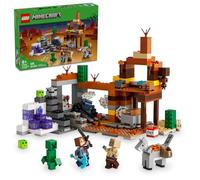 Lego Minecraft - Jeu vidéo The Badlands Mineshaft - Ensemble d'exploration minière avec Figurines Minecraft - Cadeau d'anniversaire pour garçons et Filles - Jouet Minecraft emballé d'action pour