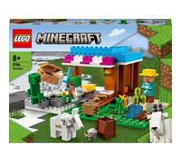 LEGO Minecraft La Boulangerie 21184 - Set de Construction Créatif avec Personnages, Animaux et Accessoires, Dès 8 Ans
