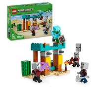 LEGO Minecraft La Patrouille d’Illageois du Désert - Jouet de Construction avec Figurines Dont Un Pillard, Un Vindicateur & Un Chevalier Cactus - Cadeau pour Gamer, Garçon ou Fille dès 7 Ans 21267