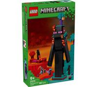 LEGO Minecraft La Tour Enderman - Jouet transformable en 2 forteresses - 2 figurines Endermen et portail Nether inclus - Cadeau pour garçons, filles et fans de jeux à partir de 9 ans - 21279