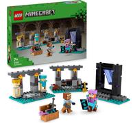 LEGO Minecraft L'armurerie, set de jeu avec figurines de héros, armes en jouet et figurine d'Alex, jouet d'action pour garçons et filles, cadeau pour gamers et enfants à partir de 7 ans 21251