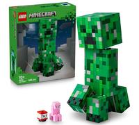 LEGO Minecraft Le Creeper - Figurine Articulée de Mob - Espace Secret avec Cochon & Elément TNT - Jeu de Construction pour Garçon, Fille et Fans de Jeux Vidéo dès 10 Ans 21276