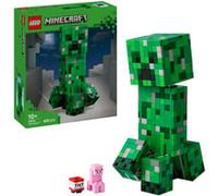 LEGO Minecraft Le Creeper - Figurine Articulée de Mob - Espace Secret avec Cochon & Elément TNT - Jeu de Construction pour Garçon, Fille et Fans de Jeux Vidéo dès 10 Ans 21276