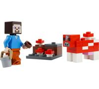 LEGO® Minecraft Mini-Set Steve avec mini figurine Mooshroom Cow - NOUVEAU Quantité 1x