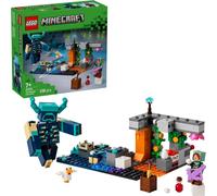 LEGO Minecraft Rencontre avec le Gardien - Objet de collection pour le jeu vidéo - Jouet avec fonction TNT explosive, figurine de Ranger muet - Cadeau à collectionner pour les garçons & les fans de je